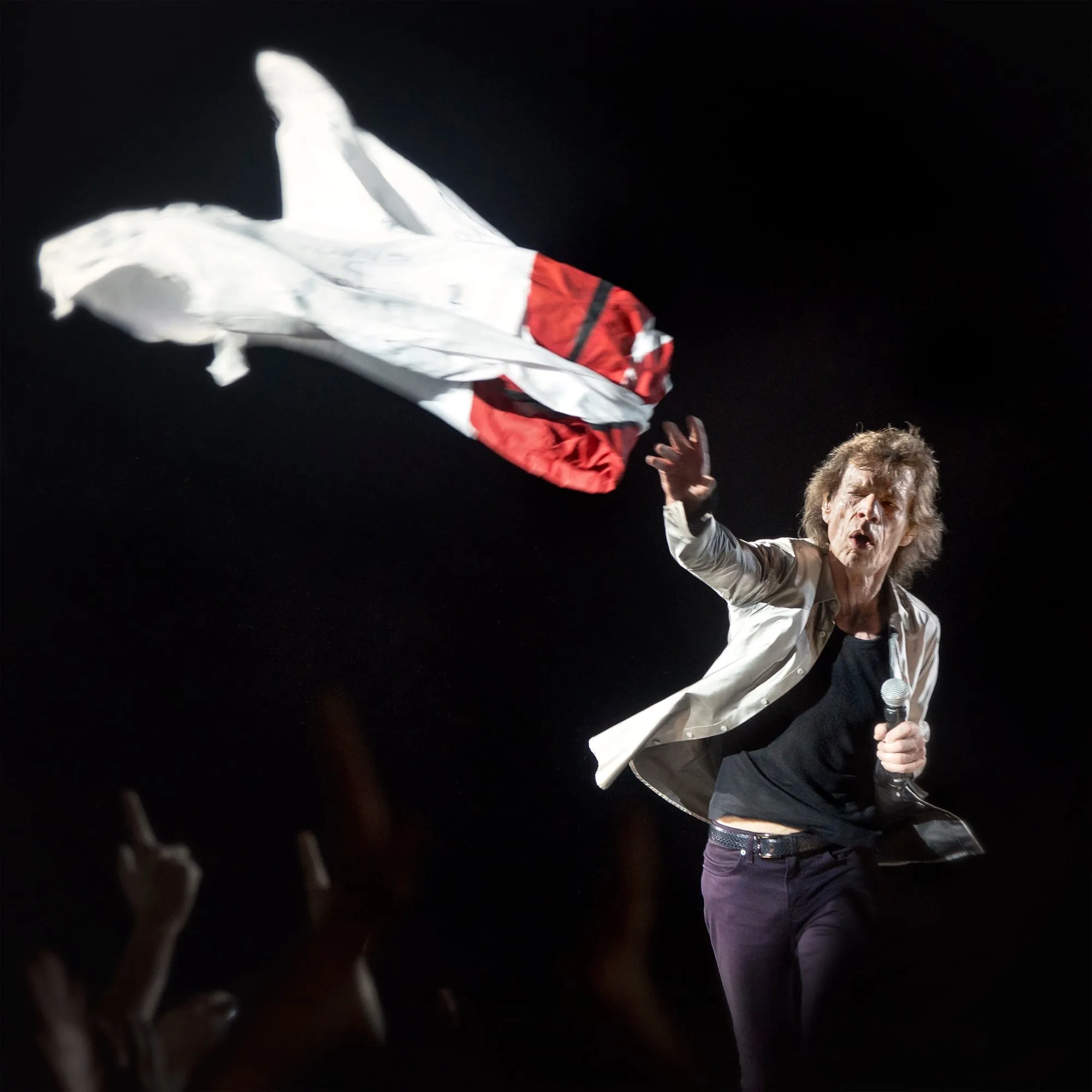 Mick Jagger, The Rolling Stones, live concert photography by Alex Mene